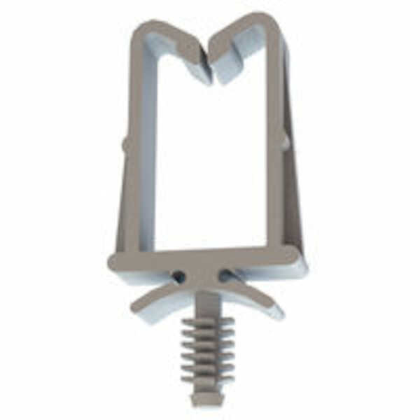 Micro Plastics Fir Tree Wire Saddle, 1.22" L, .75 x .5" Bundle Capacity, Nylon, Natural, 1000/Pack