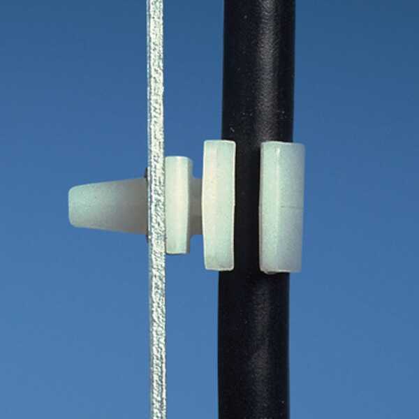 Panduit Arrowhead Mount Cable Clip, .38" Bundle Capacity, Nylon, White, 1000/Pack