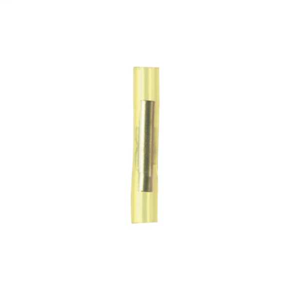 Panduit Butt Splice, Nylon Insulated, 26 - 22 AWG, Yellow, Package 1000, Length 0.79"
